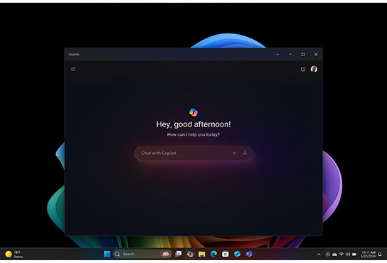 Copilot in Windows interface