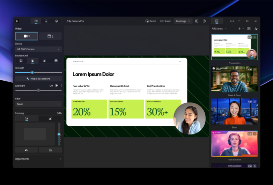 Creative visual layer