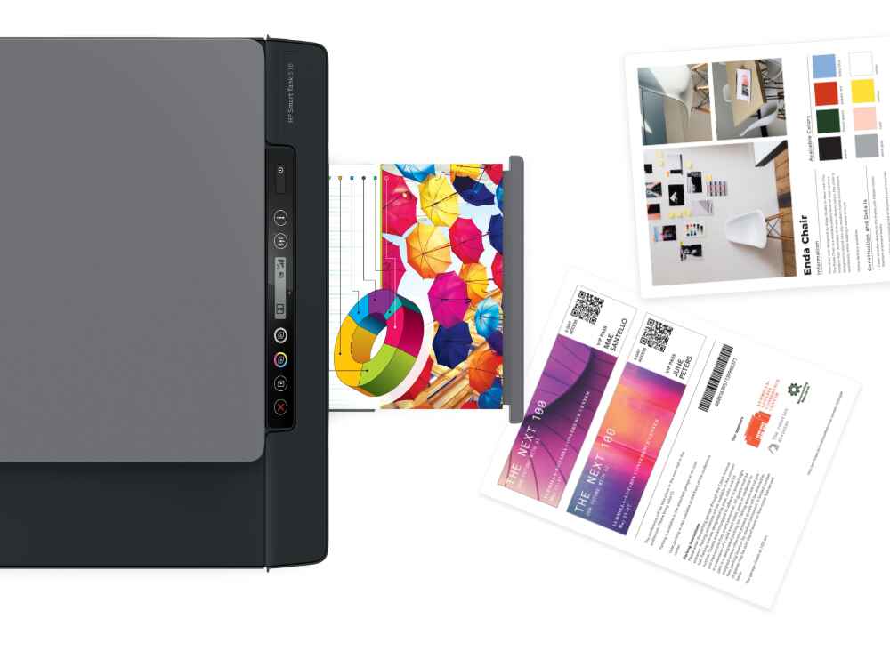 Create borderless brochures, flyers, photos and more.